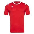 Alhena Shirt Shortsleeve RED/WHT XXL Utgående modell
