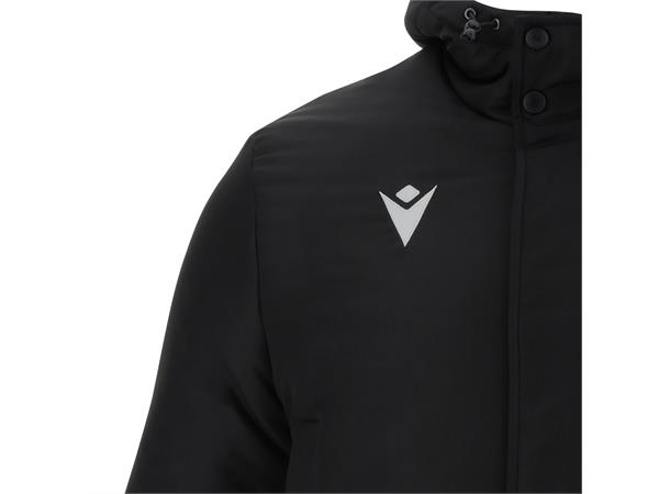 Turvey Long Bench Jacket BLK S Coachjakke - ekstra lang 