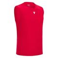 MP151 Hero SL Shirt RED S Armløs T-skjorte i bomull- Unisex